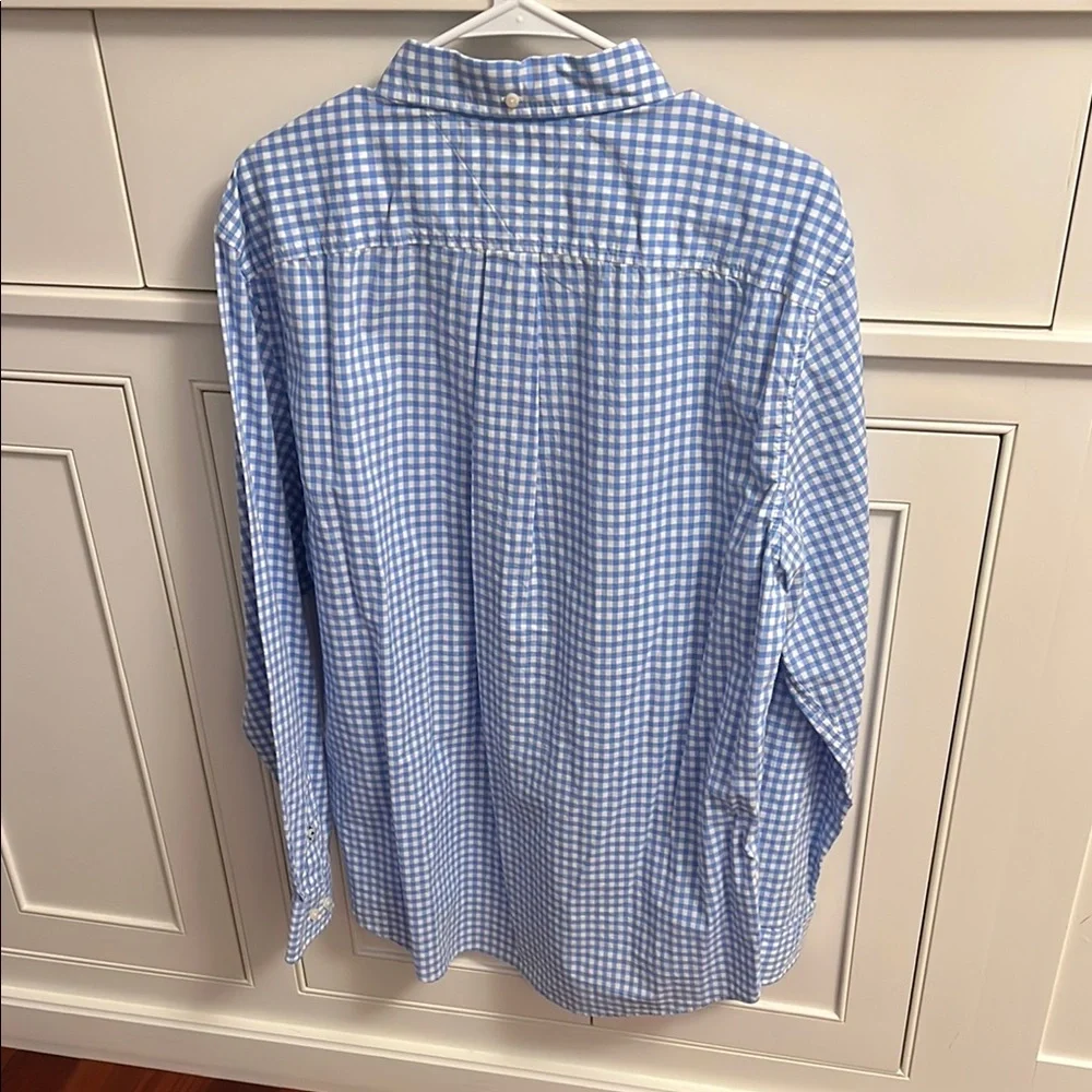 Tommy Hilfiger Blue Casual Button Down Shirt - Picture 5 of 5